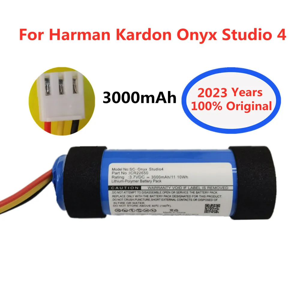 2023 Anni 3000Mah Batteria Originale Harman Kardon Per Harman Kardon Onyx Studio 4 Studio4 Icr22650 Sostituzione Altoparlante