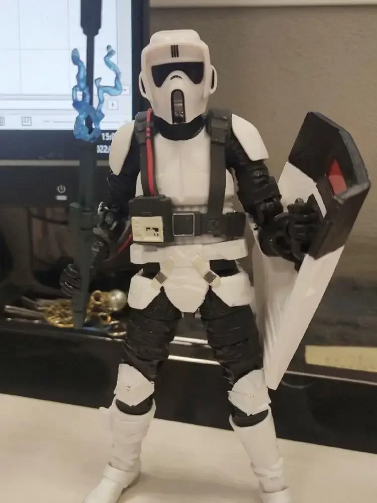 Original Star Wars Black Series 6 Pollici Riot Scout Trooper Action Figure Trooper Game Jedi Falled Anime Model Toys Regali Di Compleanno