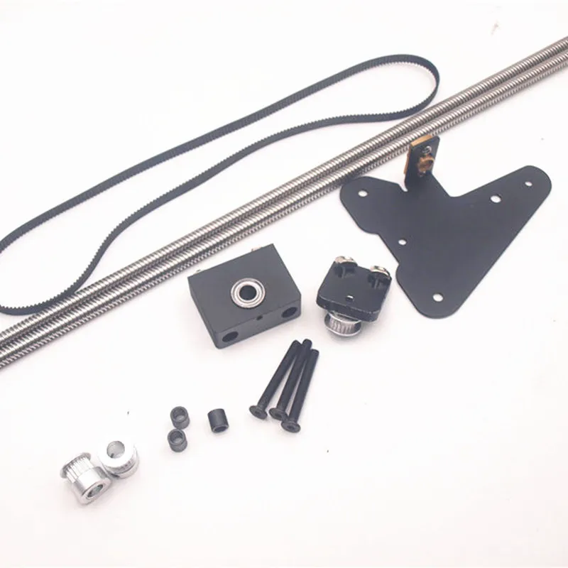 Funssor Cr-10 Dual Z Axis Upgrade Kit Per Creality Cr-10/Ender3 Stampante 3D Motore Singolo Dual Z Axis Pulley Upgrade