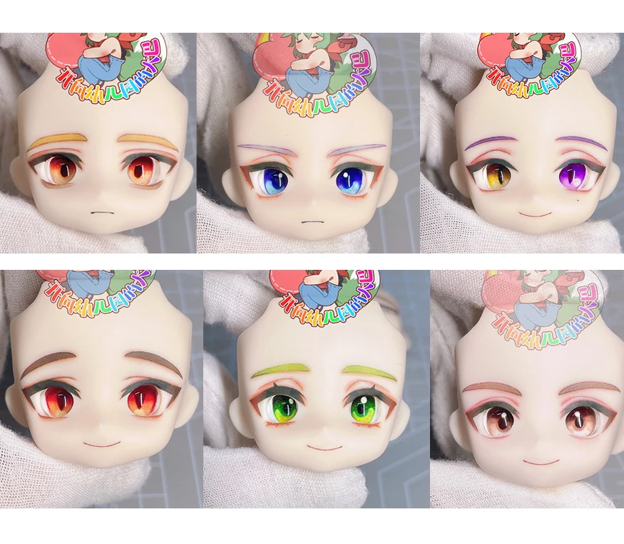 Gioco Nu: Carnival Quincy Kuya Eiden Edmond Olivina Cosplay Ob11 Open Eye Face Sostituzione Face Water Paste Face Handmade Decor