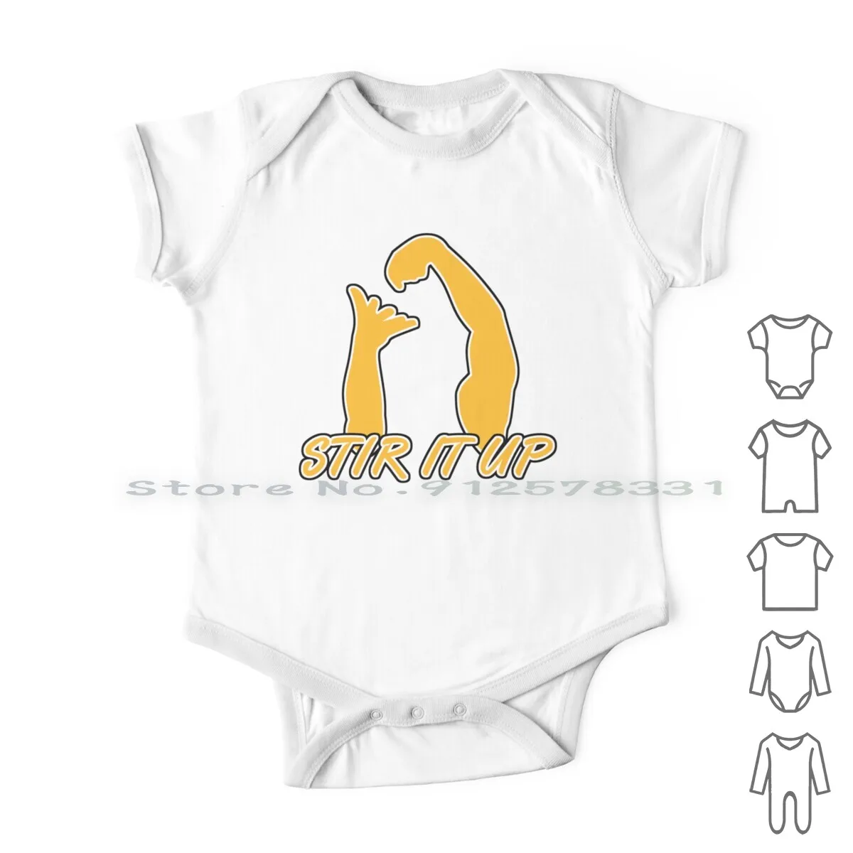 J.Harden-Stir It Up 'Yellow' Vestiti Per Neonati Pagliaccetti Tute In Cotone James Harden Basket Sport Rockets Houston Stir