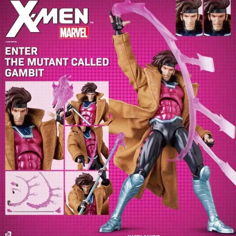 Nuovo Originale Medicom Mafex Marvel Comics "Gambit Manga Ver." (Mafex No.131 Mafex Gambit (Comic Ver.)) Modello Action Birthday Toy