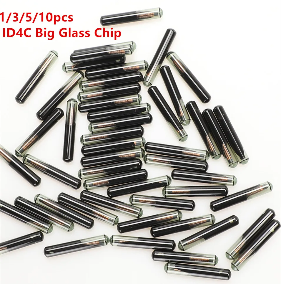 Chip Transponder Id4C Big Glass Chip ( After Market ) Id 4C Car Key Chip Per Ford Per Toyota Per Mazda Car Key