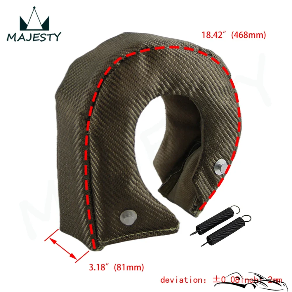T3 Turbo Heat Shield Blanket Cover Gt30 Gt32 Gt35 +Downpipe Header Wrap+Zip Ties