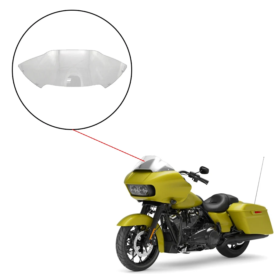 Moto Parabrezza Deflettore Parabrezza Temprato Antiappannamento Per Harley Davidson Road Glide Touring 2015-2023 Pc Vendita Calda