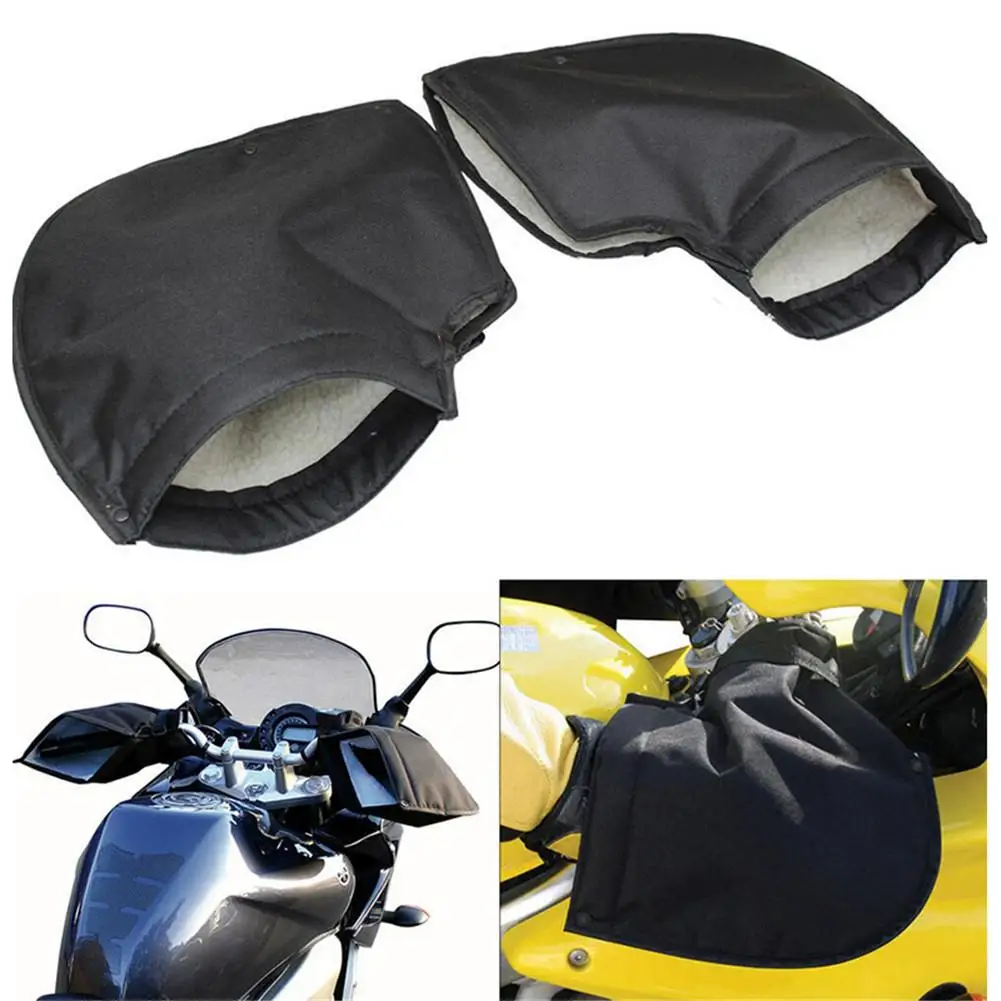 Vendita Calda Plus Velvet Electric Car Motoslitta Winter Warm Rider Handle Cover Oxford Cloth Motorcycle Grips Guanti Di Protezione Dal Freddo