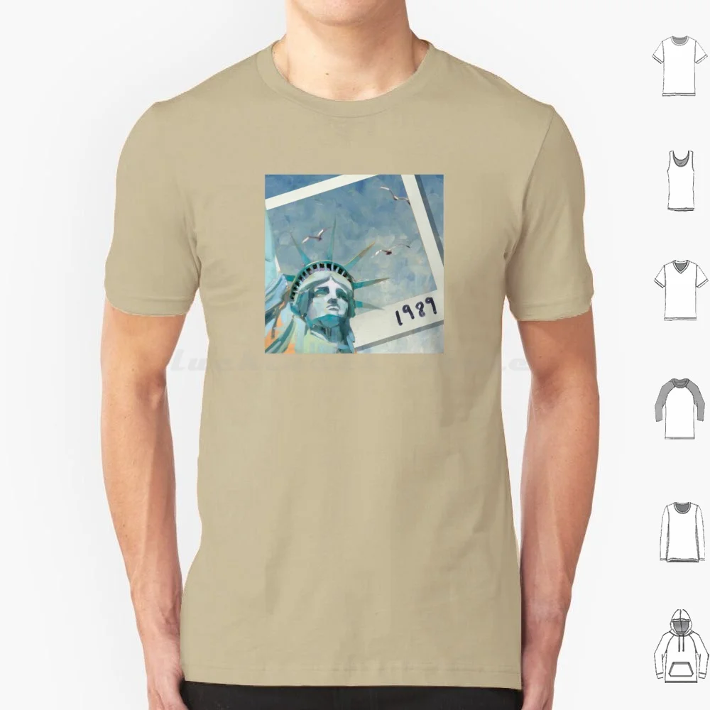 1989 Taylor'S Version 1989 Tv Collage T Shirt Big Size 100% Cotone 1989 1989 Tv 1989 Taylors Versione The Eras Tour Collage Nuovo