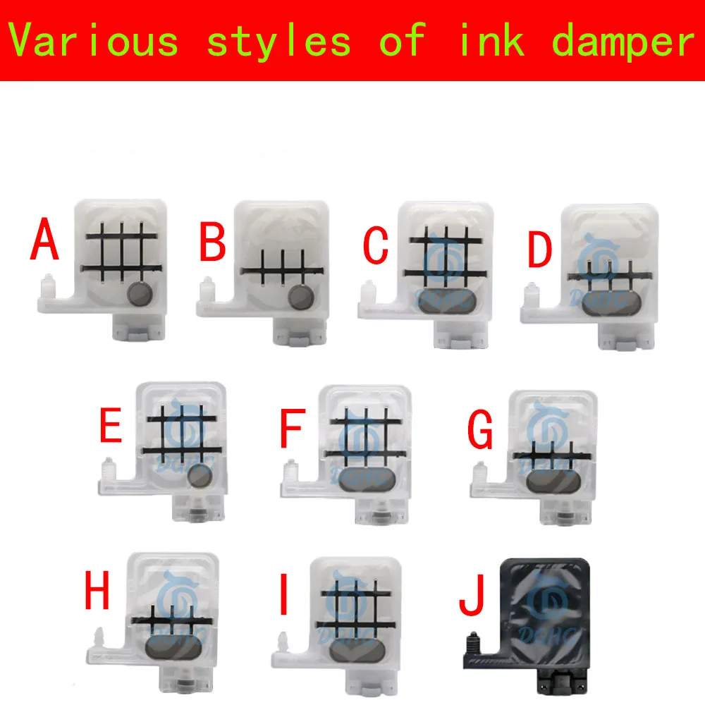 10 Pz/Lotto Dx5 Big Ink Damper Per Epson Dx4 Dx5 Xp600 Tx800 Mutoh Galaxy Allwin Human Xuli Printer Ink Damper Filter