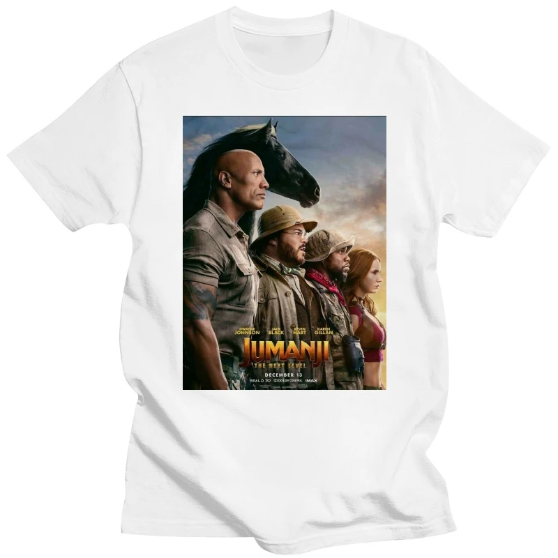 Tshirt Jumanji The Next Level T-Shirt Uomo Hip Hop Cotton Streetwear Tee Shirt T Shirt Uomo Unisex Girocollo Top