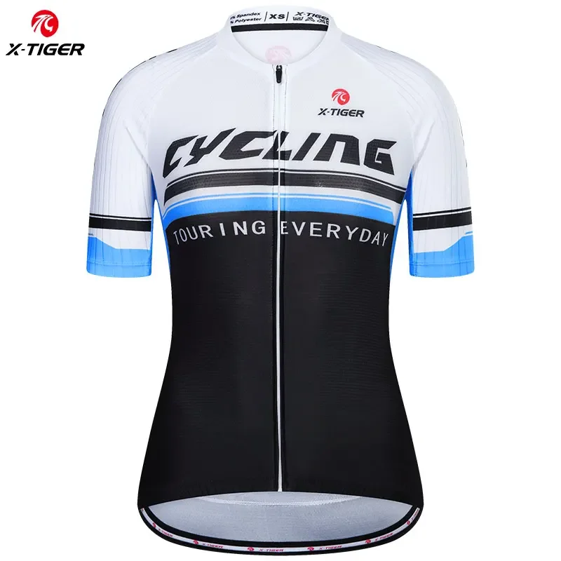 X-Tiger Ciclismo Jersey Specialized Women Mtb Maillot Bike Shirt Downhill Jersey Ciclismo Abbigliamento Da Bicicletta Di Alta Qualità