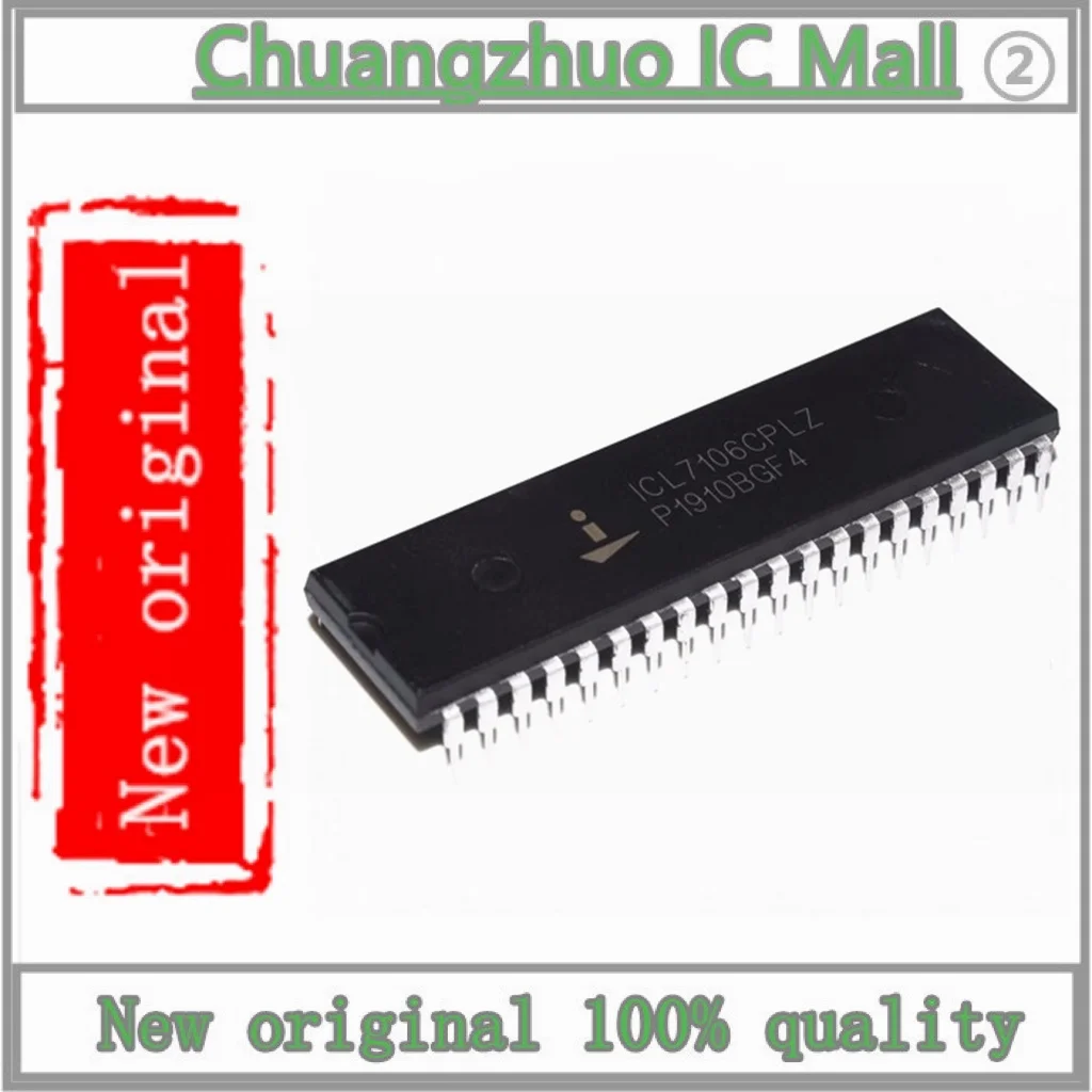 1 Pz Nuovo Originale Icl7106Cplz Icl7106Cplz + Dip-40 Adc/Dac - Rohs Specializzato
