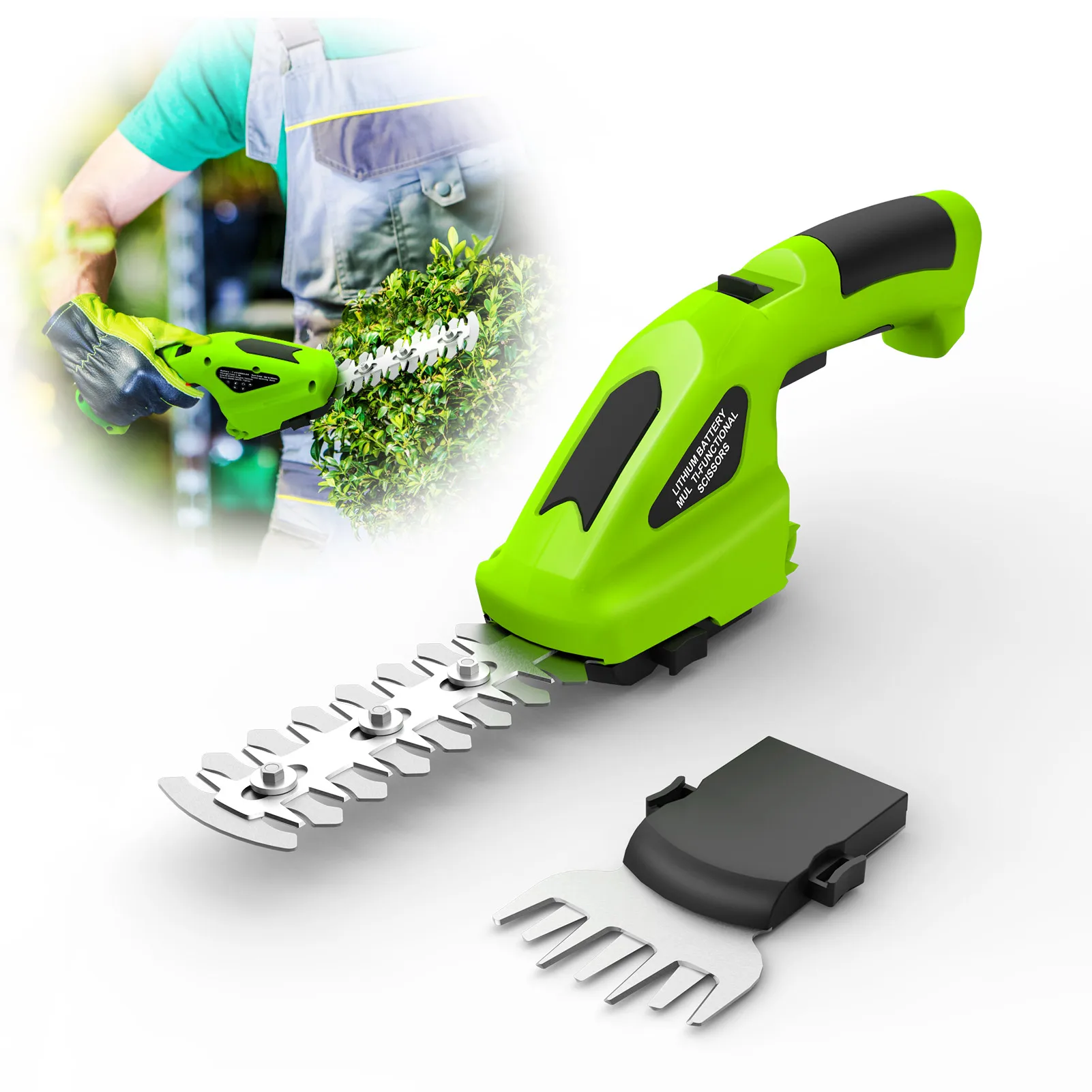 Tagliasiepi A Batteria Tagliaerba Elettrico Tenuto In Mano Tagliaerba Elettrico 7.2V Tagliaerba Elettrico Con Batteria Ricaricabile