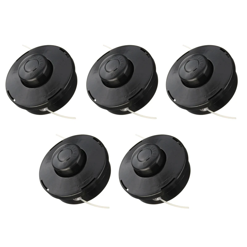 Promozione! 5X Sostituzione Benzina Trimmer Head Strimmer Bump Feed Line Spool Decespugliatore Erba