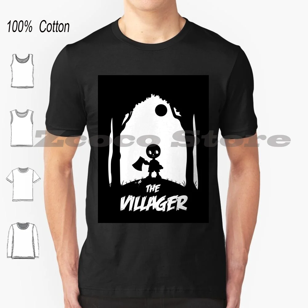 The Villager 100% Cotone Uomo E Donna T-Shirt Moda Morbida Animal The Villager Smash Bros Ssb