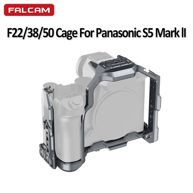 Gabbia Per Fotocamera Falcam Per Panasonic S5 Mark Li Gabbia Per Fotocamera Multi-Interfaccia Con Maniglia Laterale/Superiore Per Panasonic S5 Mark Li
