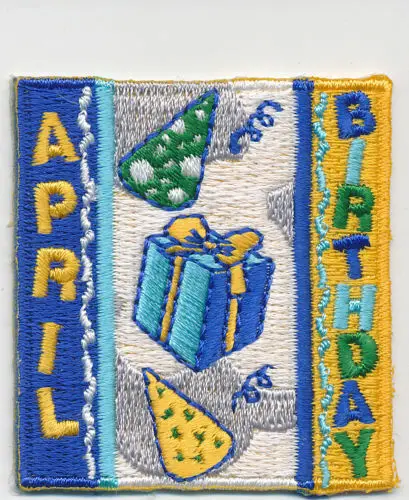 Ragazza Ragazzo Cub Aprile Giorno Del Partito Di Compleanno Fun Patch Creste Distintivi Scouts Guide