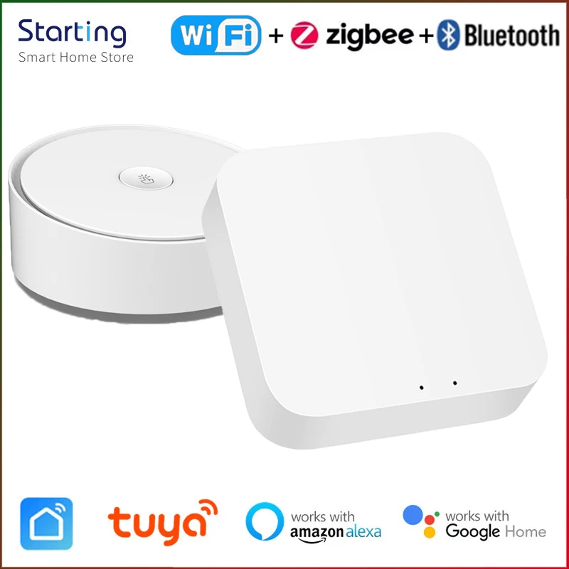 Gateway Zigbee Multimodale Bluetooth Mesh Tuya Wifi Smart Home Bridge Hub Smart Gateway Yandex Alexa Google Smart Life Control