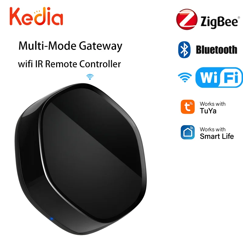 Tuya Zigbee Smart Multi-Mode Gateway Hub Smart Home Wireless Bridge Bluetooth Mesh Wifi Telecomando Ir Per Alexa Goole Home