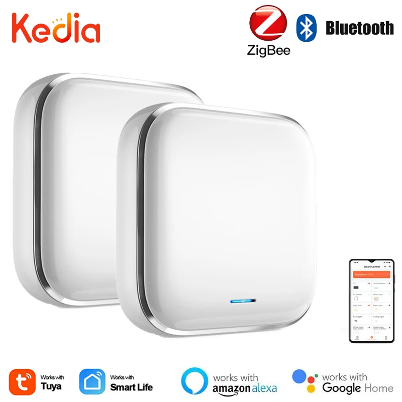 Tuya Smart Gateway Multi-Mode Wifi Bluetooth Mesh Zigbee Hub Smart Home Telecomando Alexa Goole Assistant Per Smart Life App
