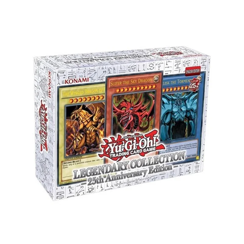 Yugioh Genuine Official Card Tcg 25 Anniversary Card Of God Blue-Eyes White Dragon Box-Packed Versione Inglese Lc01 In Shelf