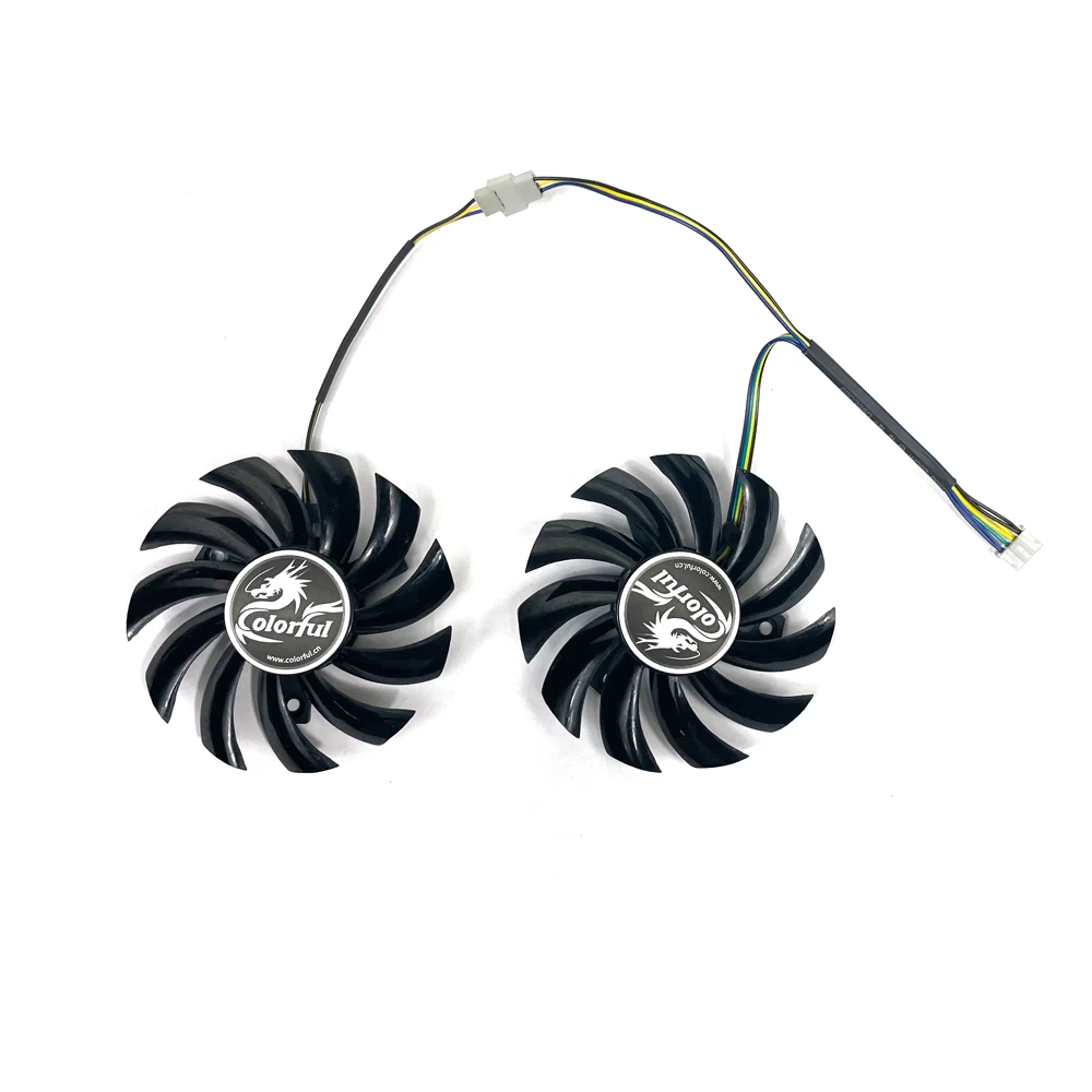 2 Pz/Set Nuova Ventola Di Raffreddamento Gpu Gtx 650 Ti A 4Pin Da 75Mm, Per Ventola Di Raffreddamento Della Scheda Grafica Gtx 750 Ti Gtx 660, Gtx 650