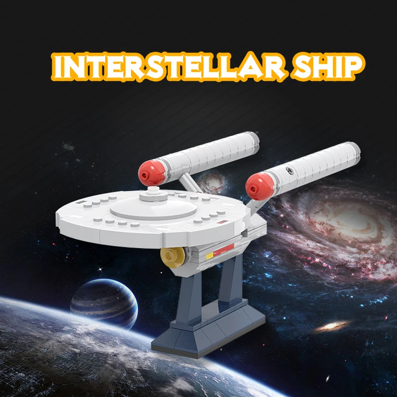 Moc Interstellars Uss Enterprise Ncc-1701 Toys Space Ship World 6021 Buliding Block Model Bricks Trek For Kids Birthday Gift