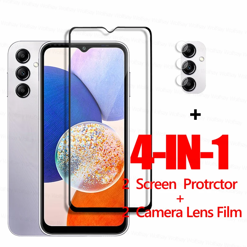 Per Samsung Galaxy A14 5G Proteggi Schermo In Vetro Samsung Galaxy A04E A04S A14 A34 A54 5G Pellicola Per Telefono In Vetro Temperato Samsung A14