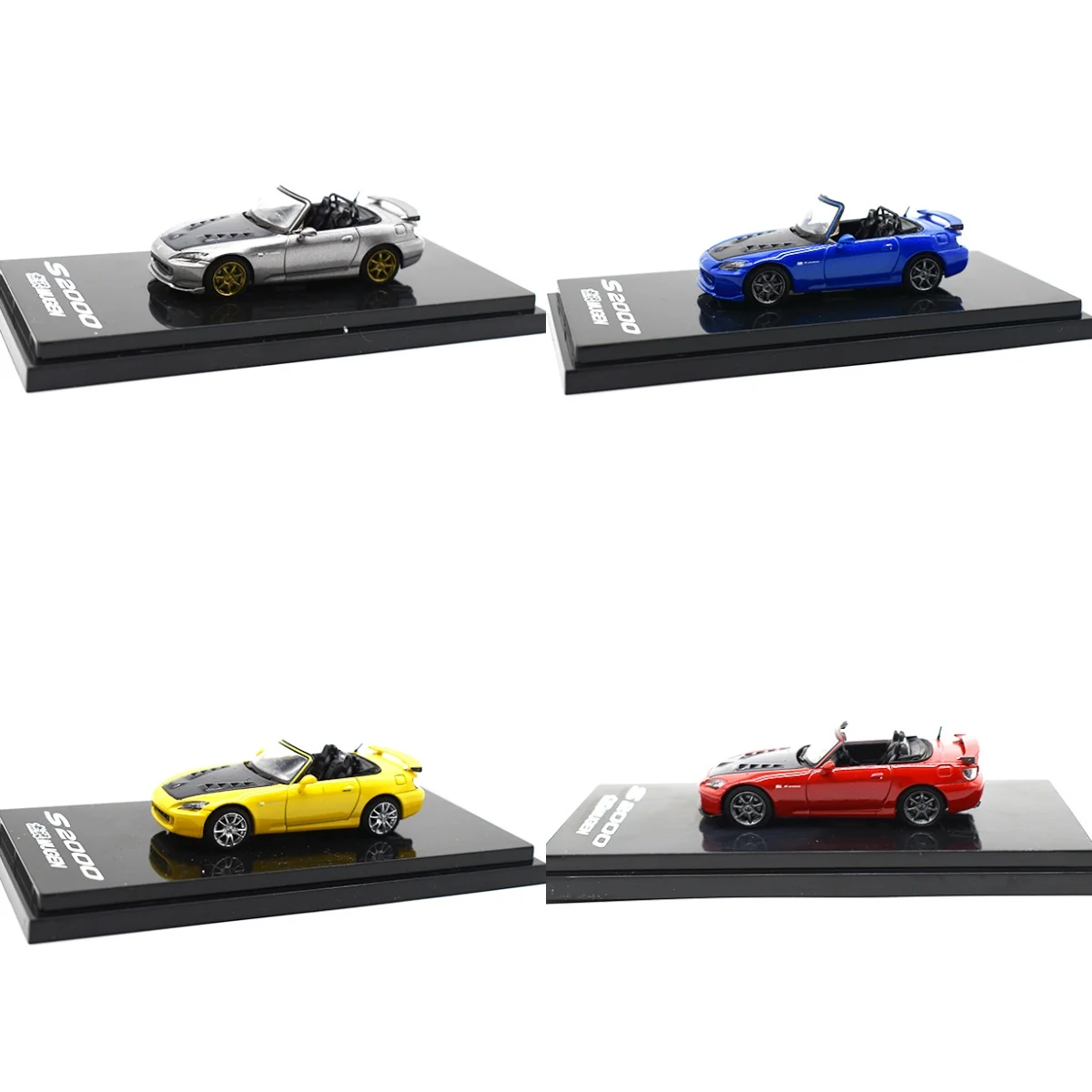 1/64 Hobby Japan Honda S2000 Infinite Mugen Convertible Diecast Model Car