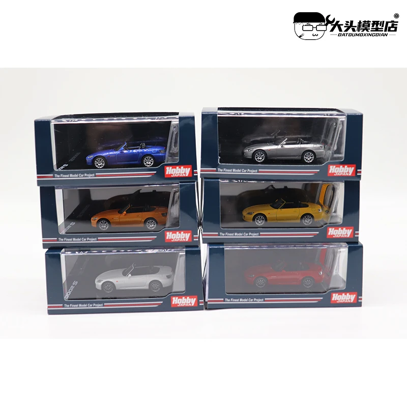 1/64 Hobby Japan Diecast Model Car Convertible Con Baldacchino Honda S2000 Ap1 Tipo 200 Lega