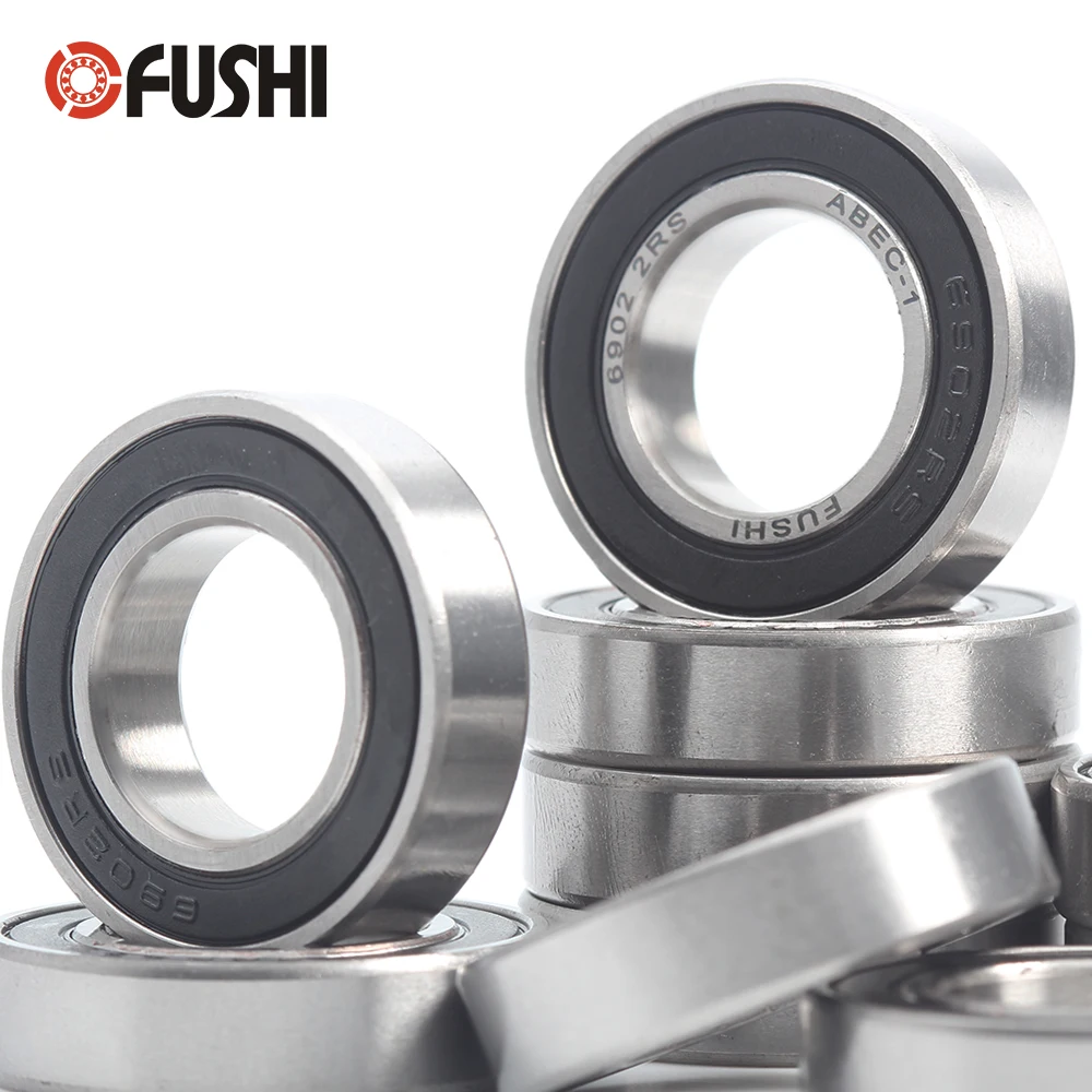6902-2Rs Cuscinetto Abec-1 (10 Pz) 15X28X7Mm Sezione Sottile Metrica 6902 2Rs Cuscinetti A Sfera 6902Rs 61902 Rs