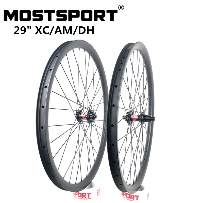 Americano Classico 29Er Mtb Ruote In Carbonio Con Mozzi Fastace Pillar Ha Parlato Qr O Perno Passante Per Scegliere