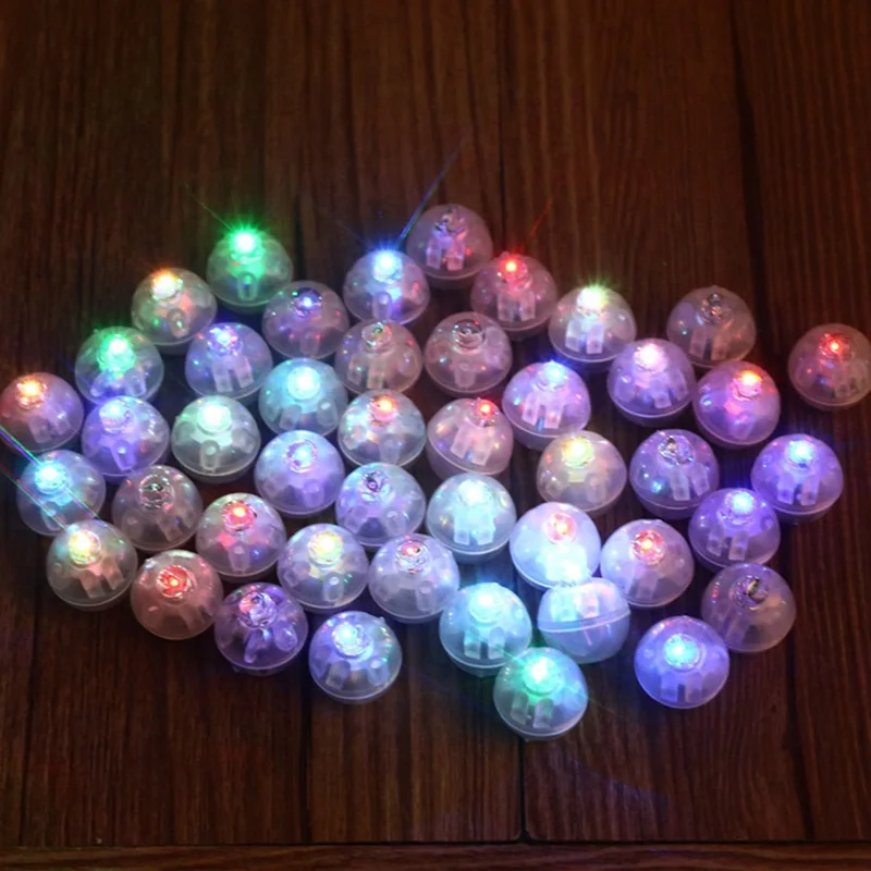 10Pcs Mini Round Ball Led Balloon Rgb Lights Lampade Flash Di San Valentino Per Lanterna Natale Halloween Wedding Party Decoratio