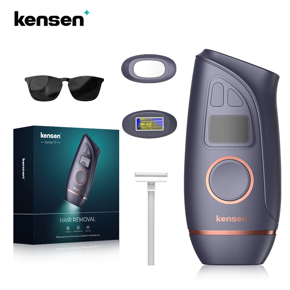 Kensen 999999 Flash Epilatore Laser Ipl Per Uomo Donna 4 In 1 Sistema Di Epilatore Laser Di Rimozione Depilatore Elettrico Indolore Trimmer