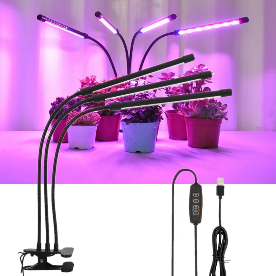 Grow Light Full Spectrum Phytolamp For Plants Light Usb Phyto Lamp Led Grow Lamp For Seeding Hydroponics Flowers Tent Box Indoor