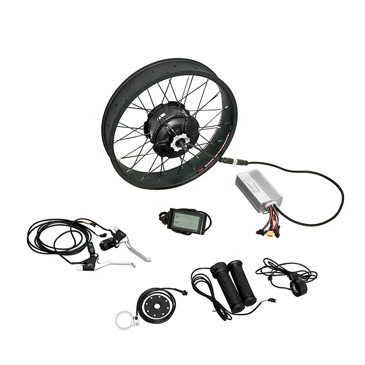 Kit Ebike Motore Mozzo Con Ingranaggio Posteriore Bafang 48V 1000 Watt Con Display Lcd Sw900