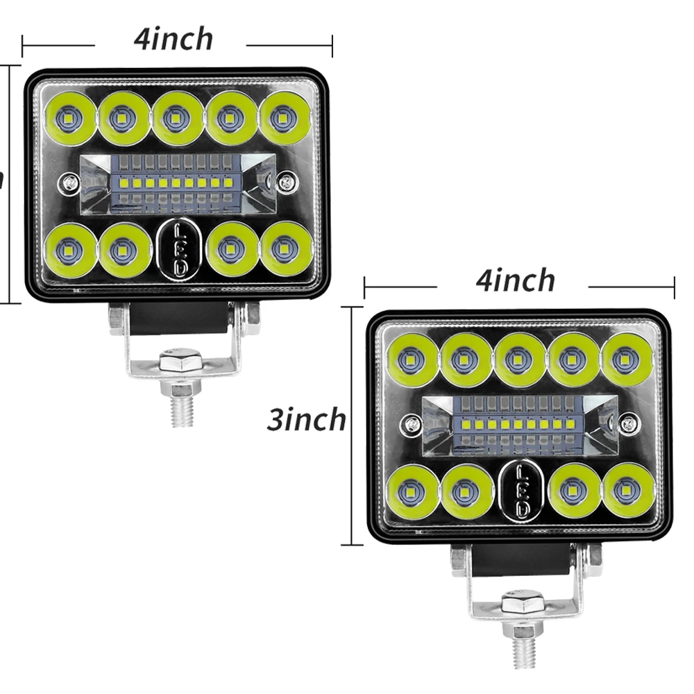4Inch Led Work Light Bar 12V 24V For Off Road Truck  Agricultural Vehicle  Bus Boat Fog Light Car Light Assembly