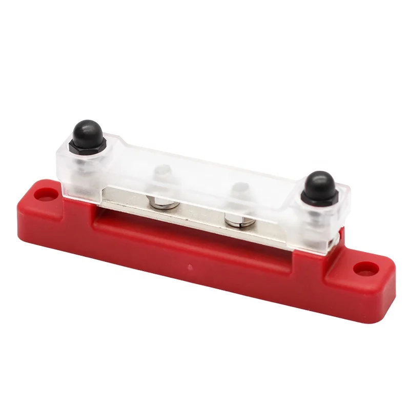 Marine 150A 12V 24V 4 Stud Batteria Heavy Duty Bus Bar Distribuzione Morsettiera Positivo Negativo Bus Bar Per Auto Car Boat
