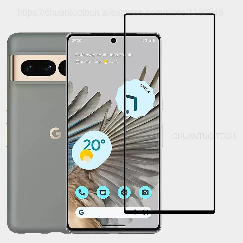 Protezioni A Schermo Intero Per Google Pixel 7 Pro Pellicola Protettiva 3D Vetro Temperato Google Pixel 7/Pixel 7 Pro/Pixel 6/Pixel 6 Pro