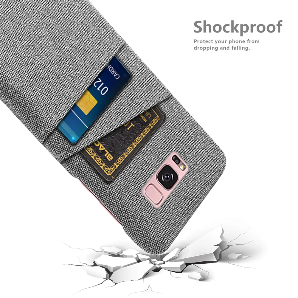 Custodia A Portafoglio Per Samsung Galaxy S8 S8 Plus S8 + Custodia Samsung S 8 S8Plus Custodia Doppia In Tessuto Di Lusso Per Samsung S8 S 8Plus