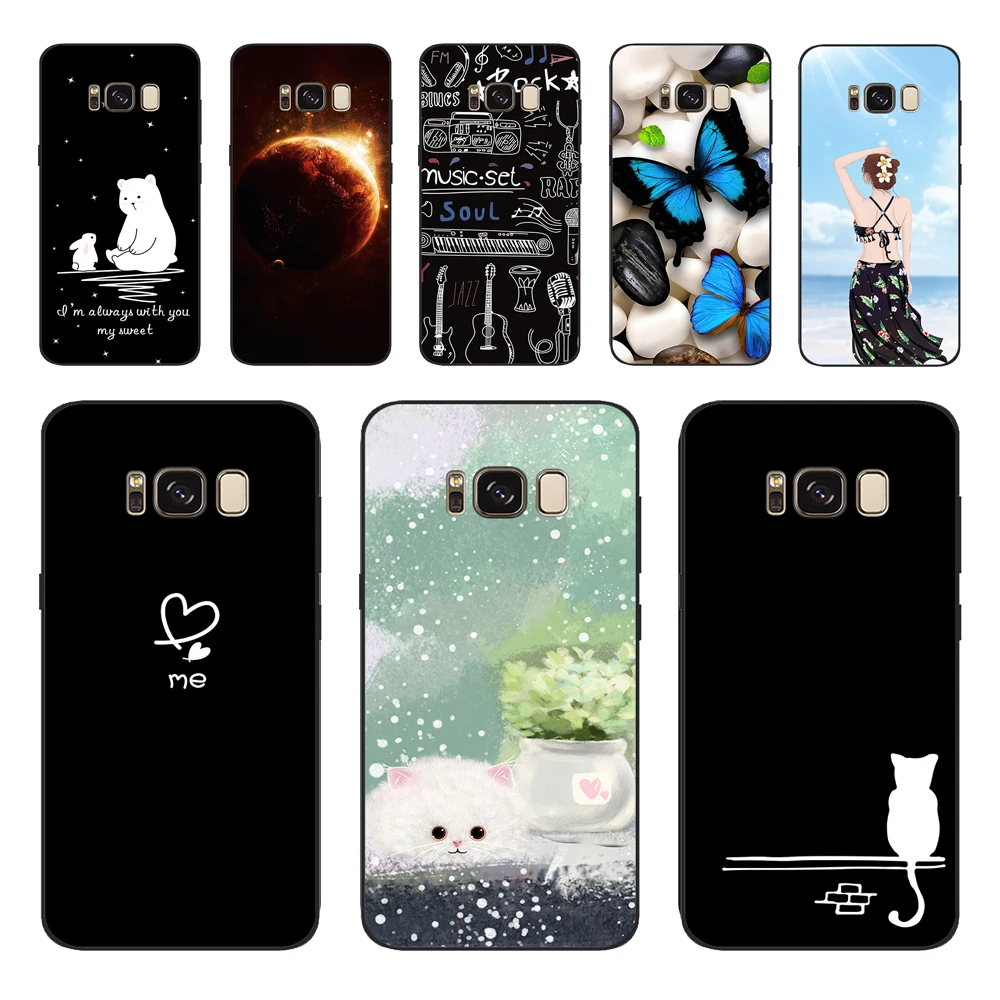 Per Samsung S 8 S8 Cover Posteriore Per Samsung Galaxy S8 Plus Cover Morbida Tpu Silicone Fundas Coque Per Samsung S8 Case