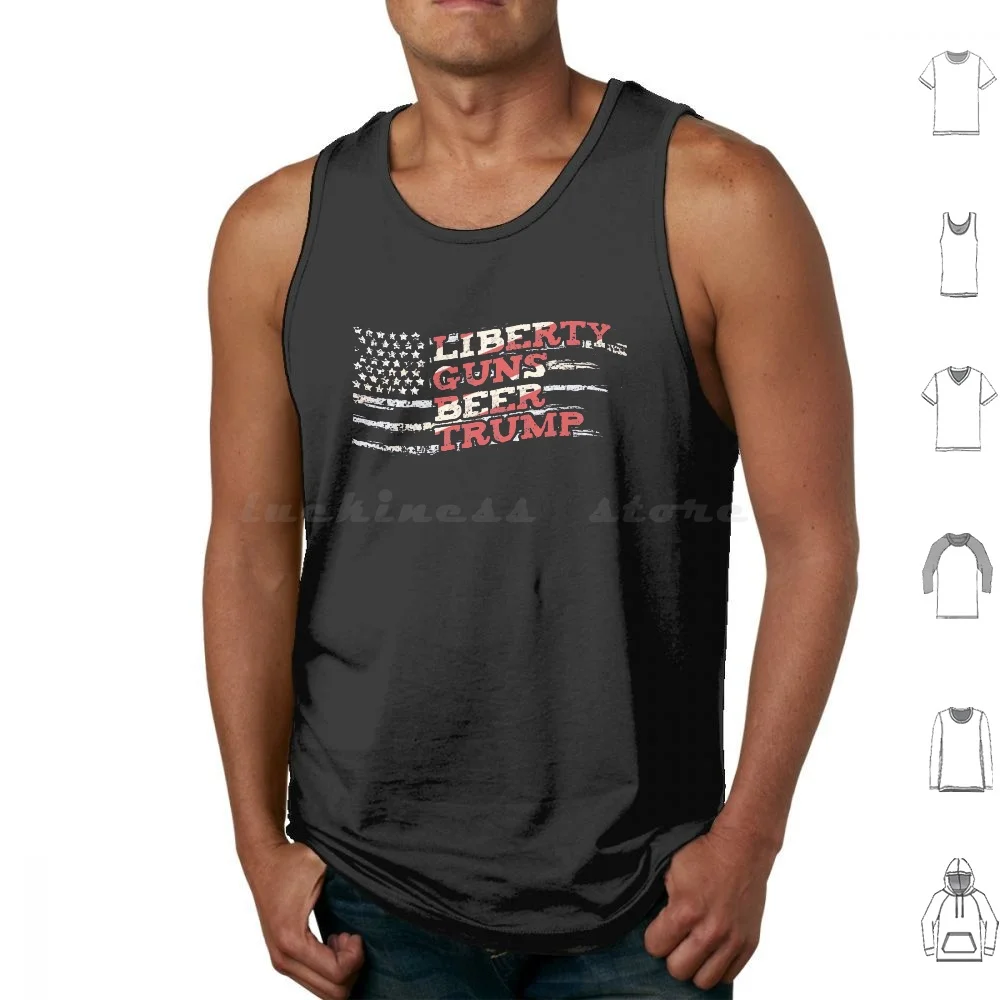 Rainbow Liberty Beer Guns Trump Tank Tops Vest Senza Maniche Trump Donald Trump Best Trump Piers Morgan Donald Trump Thomas Mundy