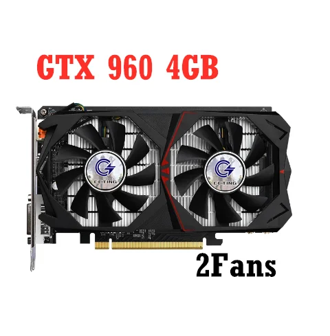 Scheda Video Schede Grafiche Originali Gtx960 4Gb 128Bit Gddr5 Per Schede Nvidia Vga Geforce Gtx 960 Hdmi Dvi Game
