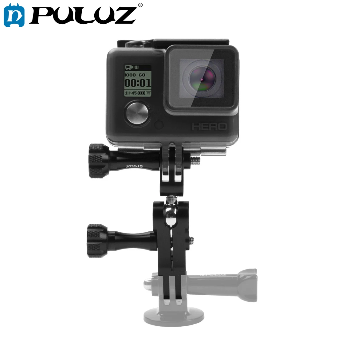 Puluz Per Gopro Accessori Di Alluminio Di Cnc Giunto Set Adattatore Di Montaggio Del Supporto Per Gopro Hero7/6/5/ Dji Osmo Action Cameras/Xiaoyi