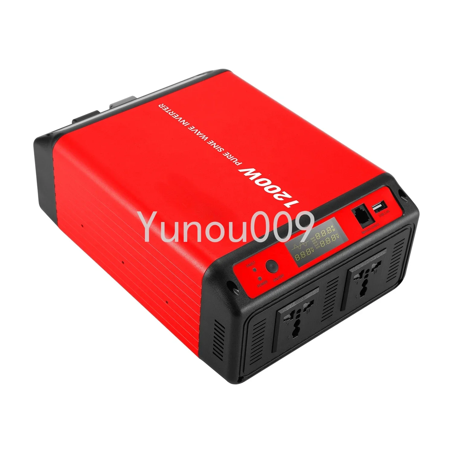 Watt 12 Volt Dc A Ac 110 Volt 220 Volt Inverter Di Potenza Per Auto Con Usb 2.4A Auto 1200