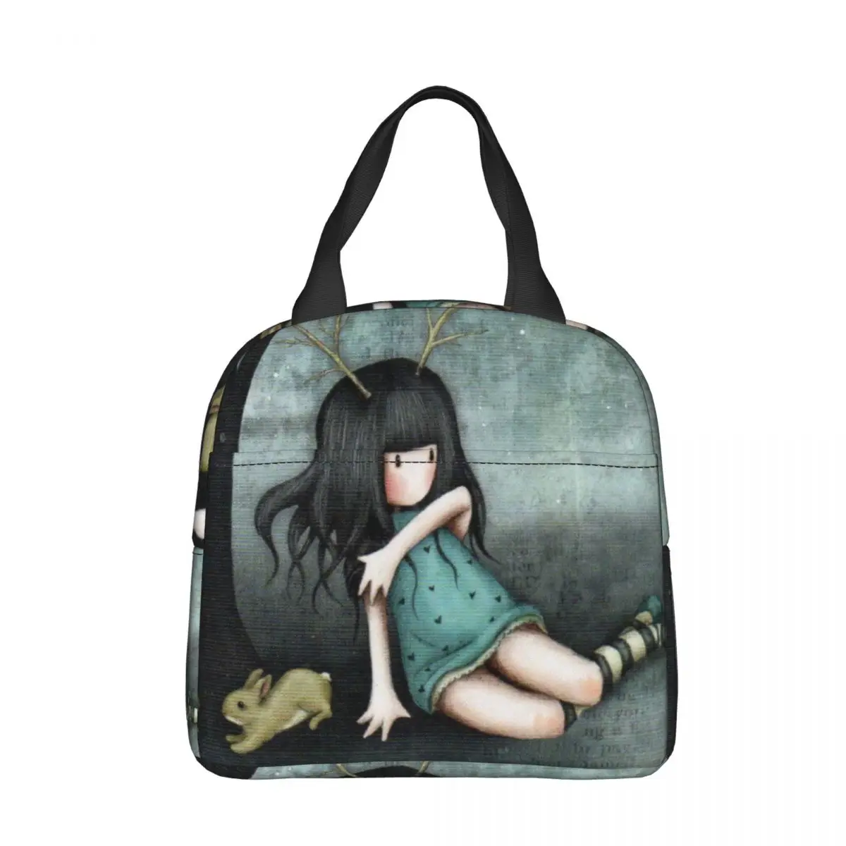 Gorjuss Santoro Doll London Insulated Lunch Bags Borsa Termica Contenitore Per Pasti Cartoon Tote Lunch Box Per Uomo Donna Lavoro All'Aperto