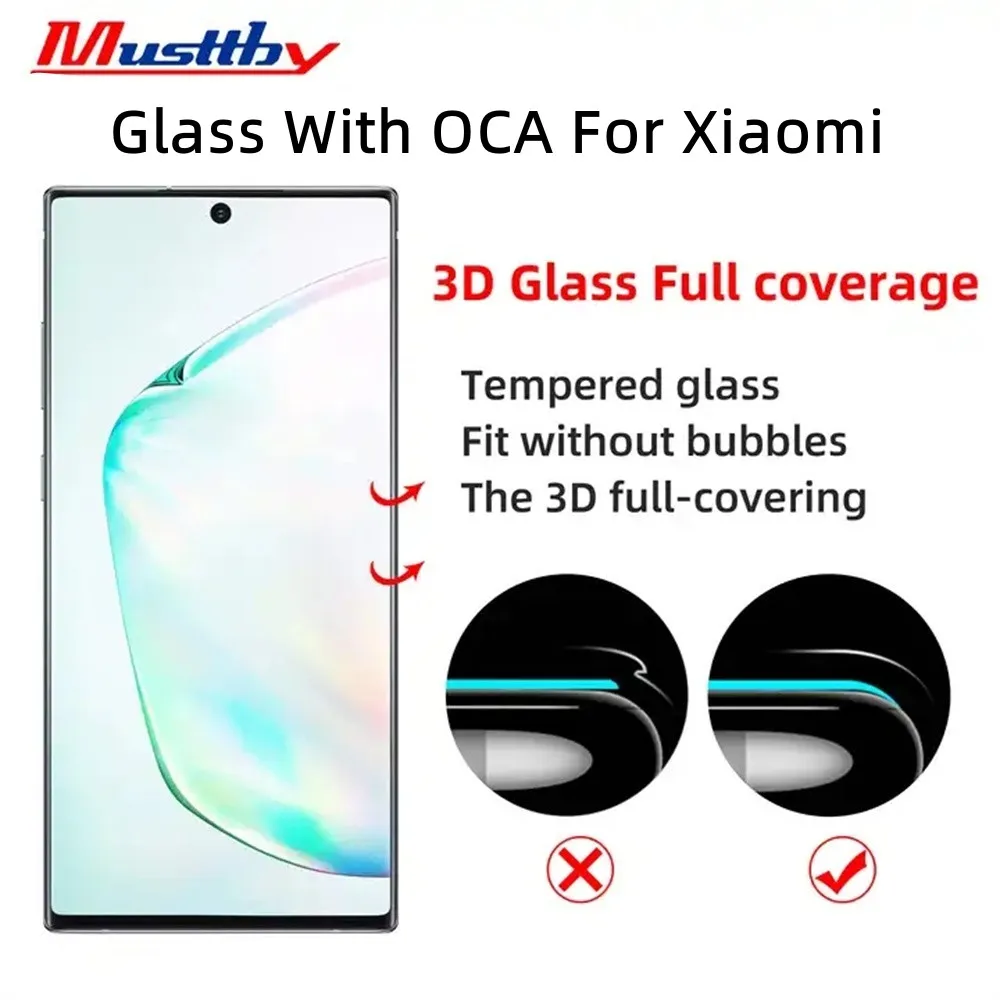 5 Pezzi Musttby-Your Glass Con Oca Per Xiaomi Mix 4/Civi/Civi 2/Cc9 Pro/ Mi10 Pro/11/11Pro/11 Ultra/12/12X/12S/12Pro/12S Pro/13Pro