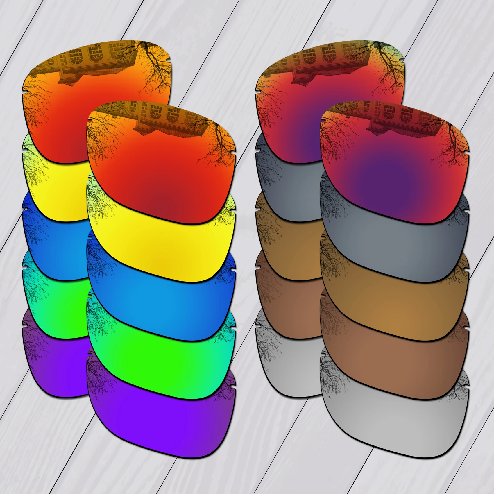 Lenti Di Ricambio Potenziate Polarizzate E.O.S Per Occhiali Da Sole Oakley Tailhook Oo4087-Scelta Multipla