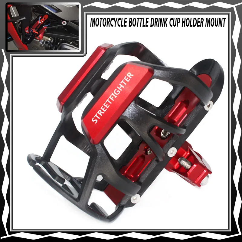 Per Ducati Streetfighter Streetfighter Streetfighter 848 Moto Cnc Bevanda Bottiglia D'Acqua Portabicchieri Supporto