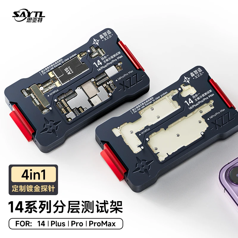 Dispositivo Di Test Della Scheda Madre Per Iphone 14 14Plus 14Pro Max Logic Board Test Funzionale Del Tester Del Telaio Centrale Superiore/Inferiore