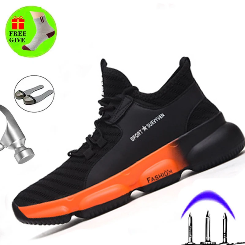 Scarpe Con Punta In Acciaio Scarpe Antinfortunistiche Traspiranti Uomo E Donna Scarpe Antinfortunistiche Antinfortunistiche Antisfondamento Estive Leg